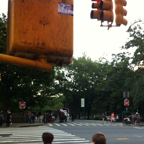 Walking along 59th street #centralpark #life (Taken with Instagram)