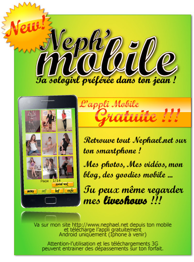 mon #applimobile #androidÂ #gratuiteÂ est dispo! Nephael.net partout avec toi