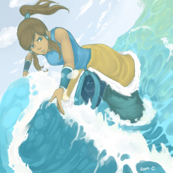 mootecky:  First Korra fanart oTL  