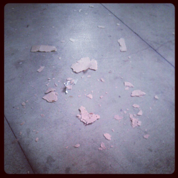 Halfway through day 2 and my clipboard is destroyed. (Taken with Instagram at Dick