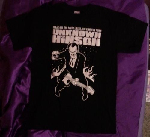 got this at an Unknown Hinson show in July. all in all, i spent 80 dollars on merch at that show (th