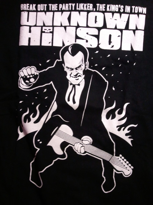 got this at an Unknown Hinson show in July. all in all, i spent 80 dollars on merch at that show (th