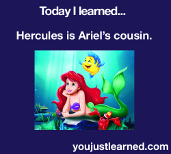 Youjustlearned:  If Mythology Is Taken Into Consideration, She And Hercules Are Related: