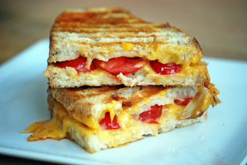 Grilled Tomato and Cheese