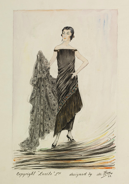 penrose-stairs:  Fashion Drawings, 1920s Jules de Ban 