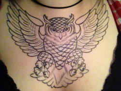 fuckyeahtattoos:  This is my Owl :) His name