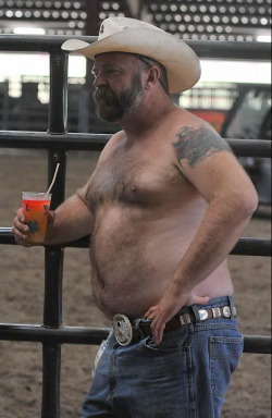 honestbear:  www-lovebears78:  youcantouchitdude:  elnegr1:  van-der-bear:  Cowboys from Hell.  ^.^  HOT DAMN. ID LET HIM DO ANYTHING TO ME HE WANTED. WOOOOF.  http://www-lovebears78.tumblr.com/  I so want you