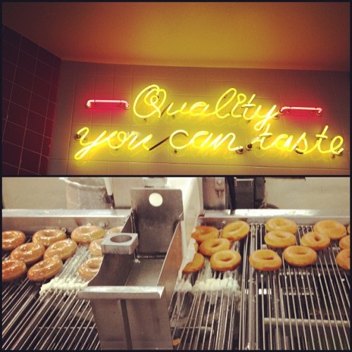 We went for a hike, so. (Taken with Instagram at Krispy Kreme Doughnuts)