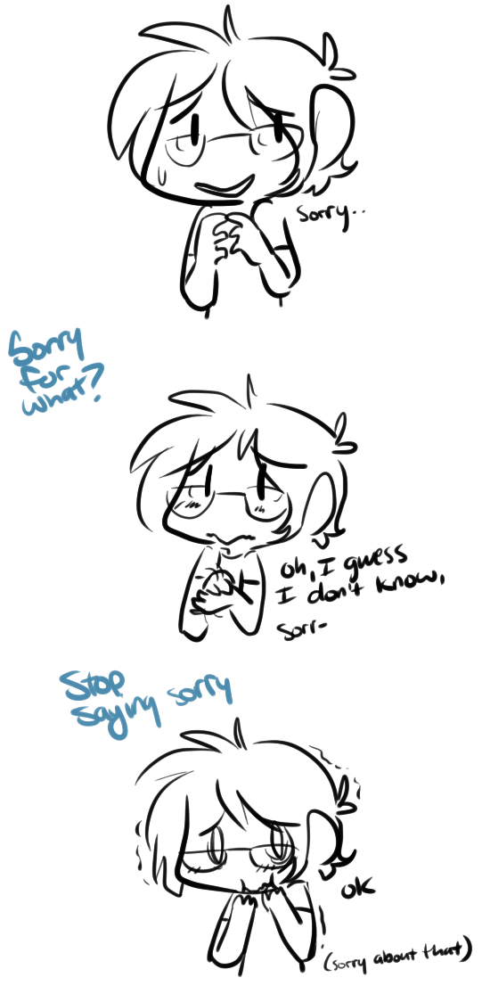 blueruka:  zombiee2:  inkydonkey:  Poking fun of myself since it’s something quite
