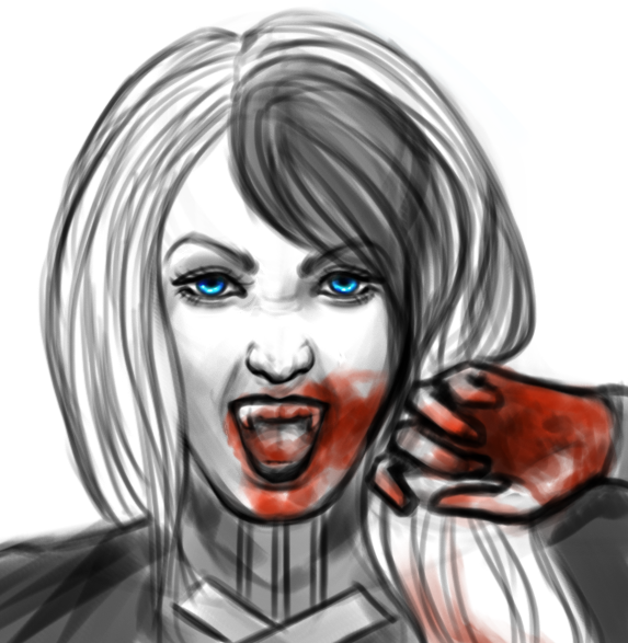avymus:  This is *IkebanaKatsu&rsquo;s lovely lady vampire, Illion! I decided