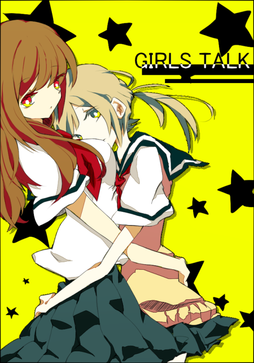 anime-lesbians: 百合 | こにや [pixiv] 
