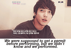 F: “When they first started street performances, they had been taken away by the