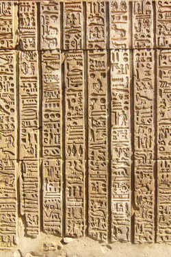 ancientart:  Ancient Egyptian Hieroglyphs at Kom Ombo.  