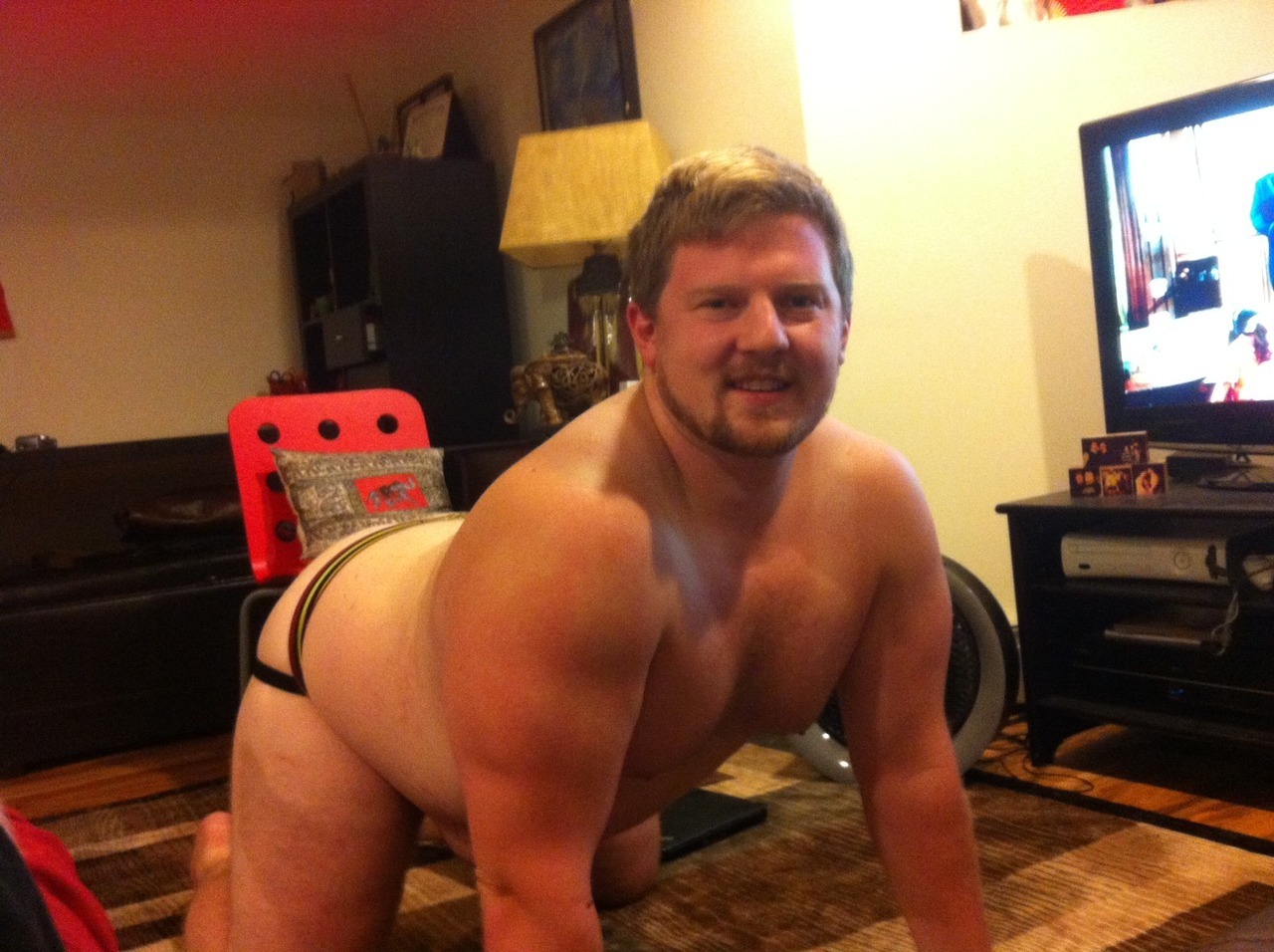 superbears:  CUTE THIC BOY YUM   Being naughty  And then I pounded his hole 