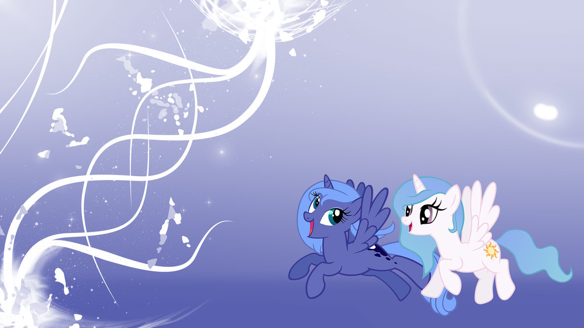 chainrayen:  Young Celestia and Luna - WPby *Unfiltered-N 