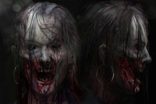 This is concept art for ZombiU… which is an FPS for the Wii U, of all things! Ubisoft, what t