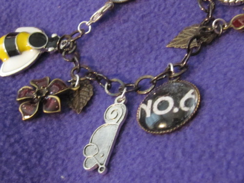 cynnamintoastcrunch:                                    ☆ No.6 Bracelet Giveaway ☆ So after looking for No.6 merchandise and not really finding a lot of stuff I decided to make my own No.6 bracelet, but I ended up with extra charms