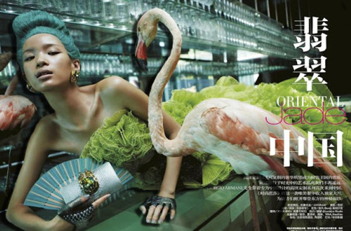 beautifullytwistedmindfashion: Harper’s Bazaar China | Fan Xin | Kiki Kang | August 2012