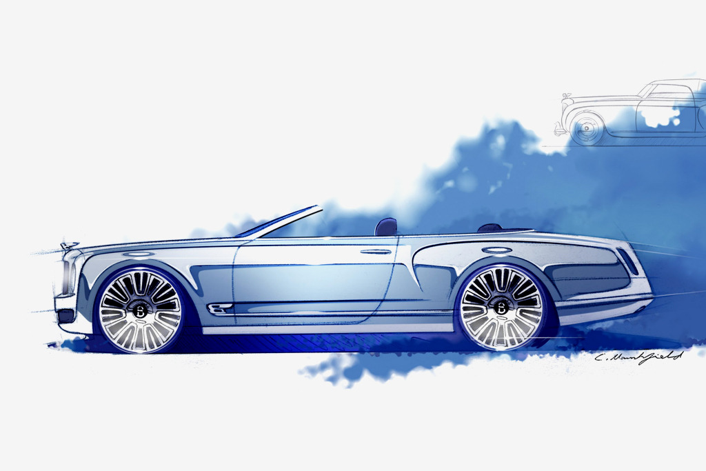 asthetiques:  Bentley - Mulsanne Convertible Concept. 