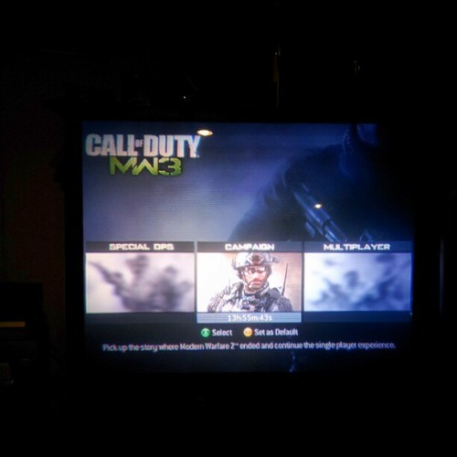 smokingrex:  #cod #mw3 #xbox #smokingrex #gamertag on right now #catch me (Taken with Instagram)