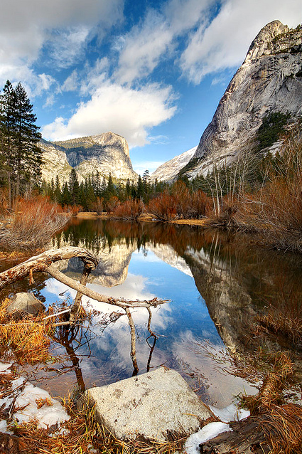 protobiont:  Mirror lake Photograph by Stephen Davis.
