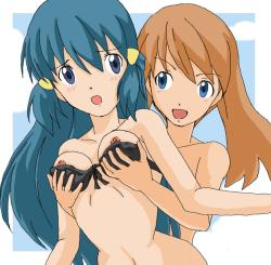 pokemon-hentai-lovers:  May x Dawn (Uploaded for anon) 