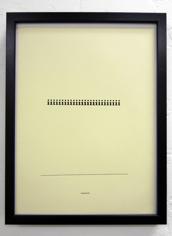visual-poetry:  “communism” by christian richard rice  &hellip;