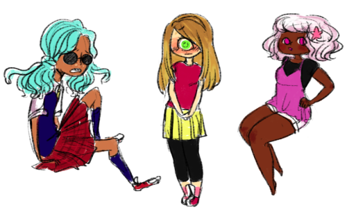 isthatwhatyoumint: here have some middle school aged monster pop! girls