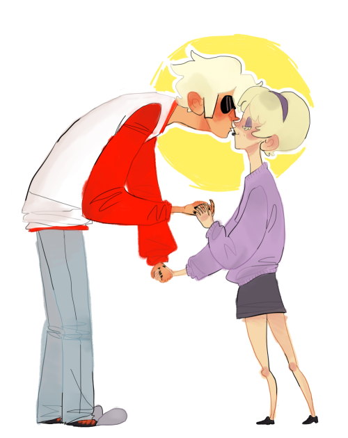 cloudymew:blah-is-a-rainbow:I just really like extremely tall Dave and extremely short Rose ok sobub