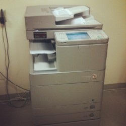 Sit! Stay! Good copier! #officespace #reality #office #babysitting #internships #ugh #2012  (Taken with Instagram)