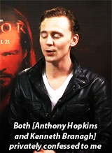 mistresscurvy:   Actual fanboy Tom Hiddleston