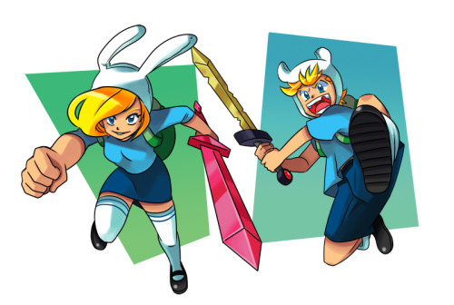 Finn and Fionna! It’s Meet-Your-Genderbent-Version Time!