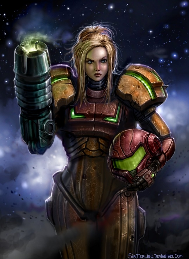 geeksngamers:  Samus Aran - by SirTiefling