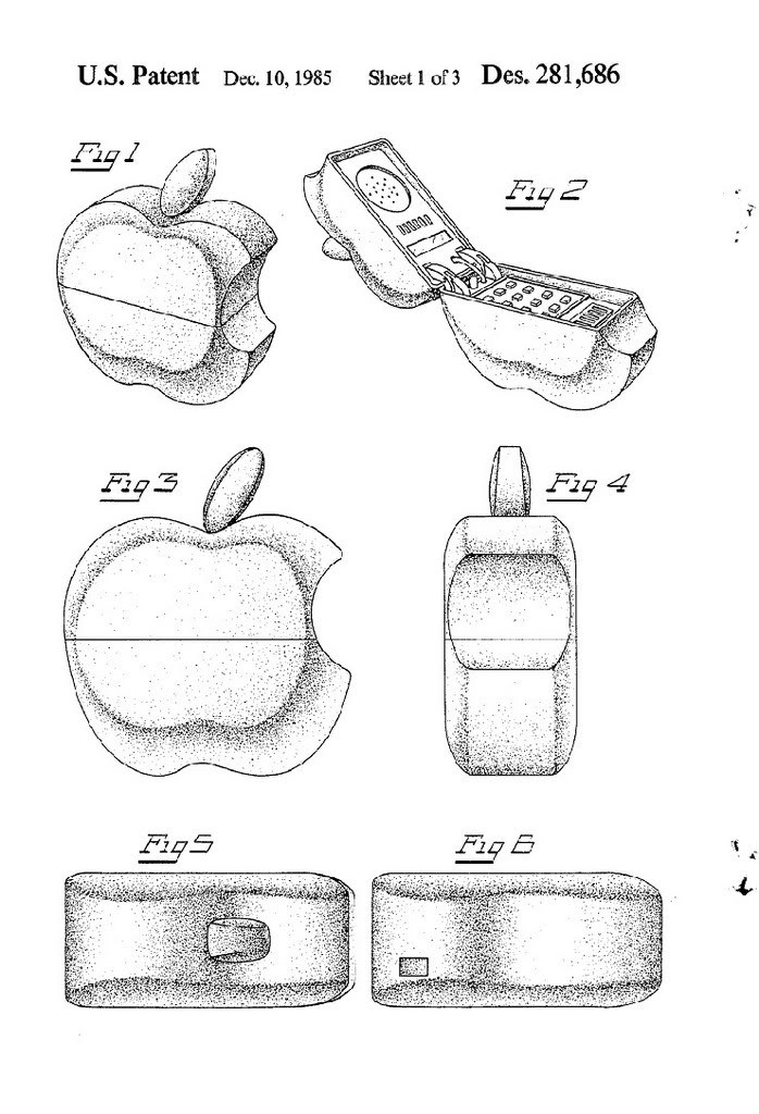 Original 1985 Apple iPhone Design Patent.
Part 2 here.
Part 3 here.