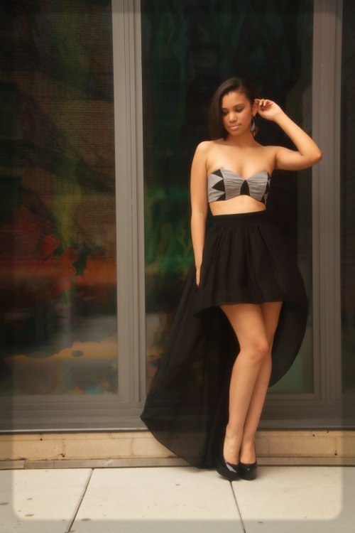 ecstasymodels: Geometry (top &amp; skirt by BCBGeneration) Black Girls Killing It Shop BGKI