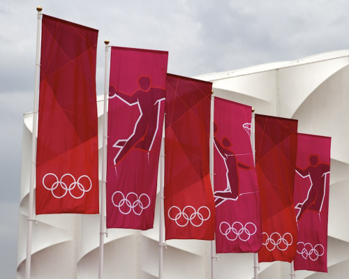 Handball flags, London 2012