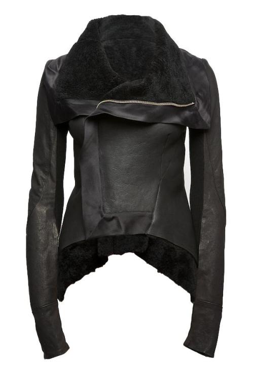 Shearling Peplum jacket (2009 Rick Owens)