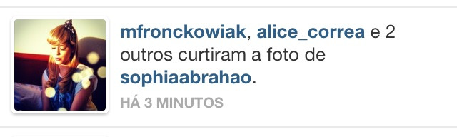endless-love-somic:  priderbr:  Memis curtindo a fotoca da Soph no instagram!!  Alice