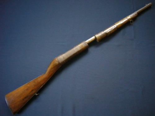 peashooter85:Filipino Paliuntod Slam Fire RifleMade by Filipino rebels and natives during the Americ