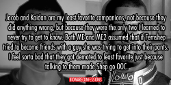 seriously, it is a little annoying. I think there should&rsquo;ve been an early dialogue option to all love interests once you start getting friendly that allows you to say whether or not you&rsquo;re interested. That way you don&rsquo;t get all that