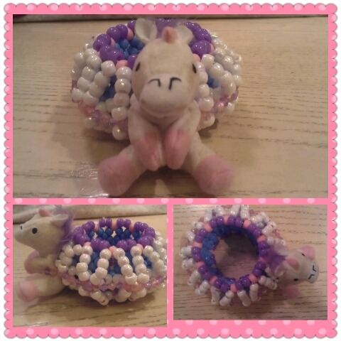 Unicorn cuff I made for Buhnee :3