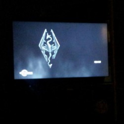 Skyrim! Yes! It&rsquo;s time ;)  (Taken with Instagram)