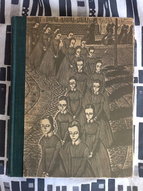I couldn’t resist this: Jane Eyre illustrated with woodcuts by the legendary Fritz Eichenberg.