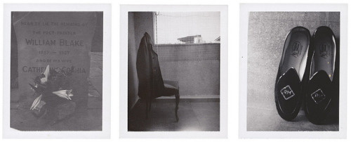 Polaroids de Patti Smith: Polaroids of Virginia Woolf’s and Jim Carroll’s bed and William Blake’s gr