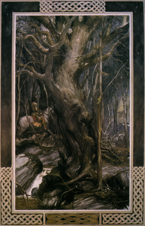 birdsofrhiannon:Pwyll, Price of Dyfed by Alan Lee for the Mabinogion