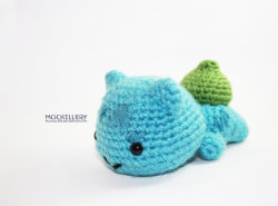 gamingurumi:  Bulbasaur, Squirtle, Charmander and Pikachu by ~mochillery