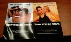 Scrobbling:  Clapping For These Posters, Esp. The One On The Right Men’s Rape Is