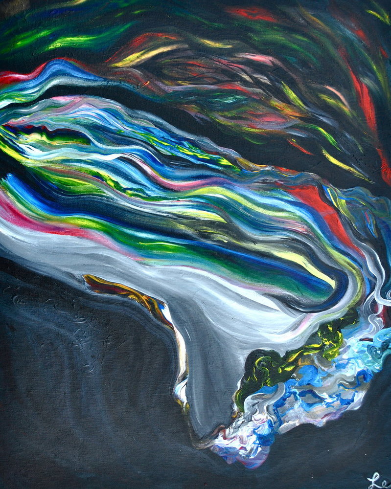 fuckyeahpsychedelics:  “Intergalactic” by Lenora Edwards 