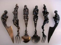 bonesholdastillness:  Cutlery by André Lassen Bones Hold A Stillness 