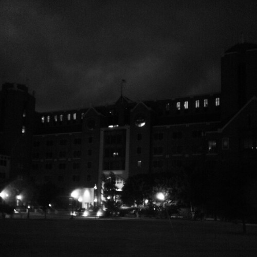 Nice storm front moving in over Doak (Taken with Instagram at Doak Campbell Stadium)